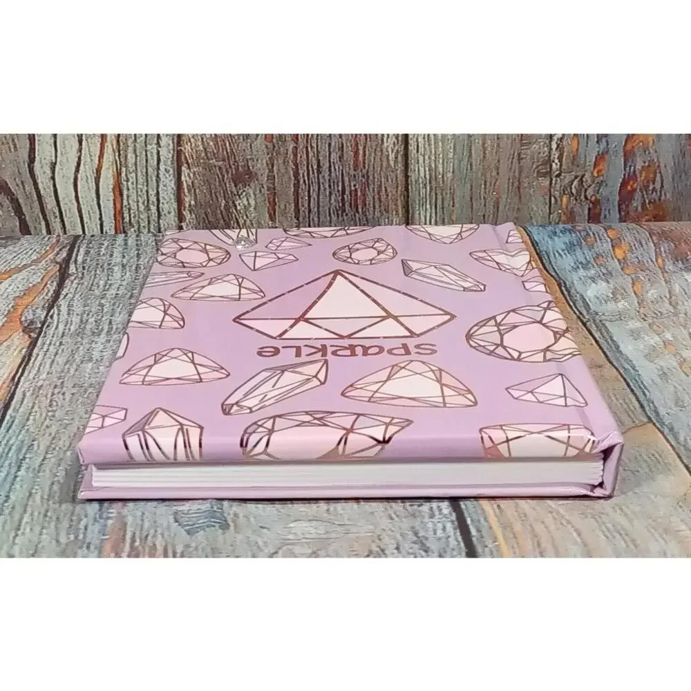 Sparkle LED Light-Up‎ Notebook with Diamond Design